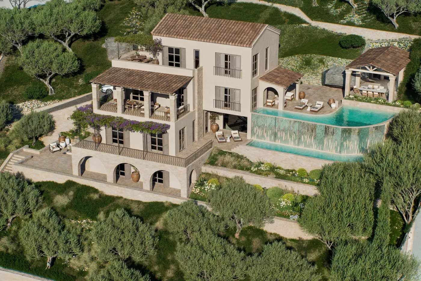 Villa Nissaki exterior view